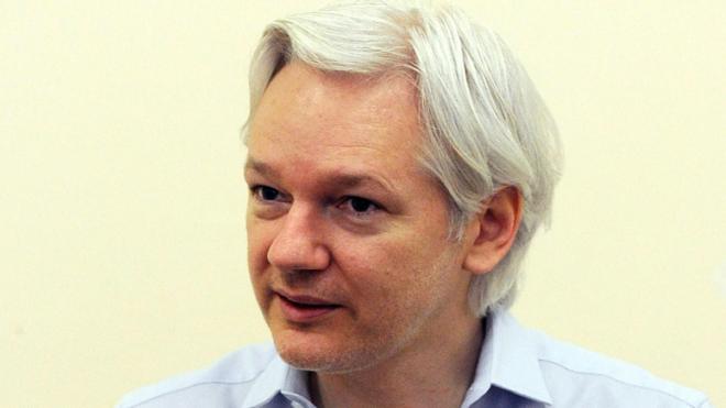 Julian Assange on 14 June 2013