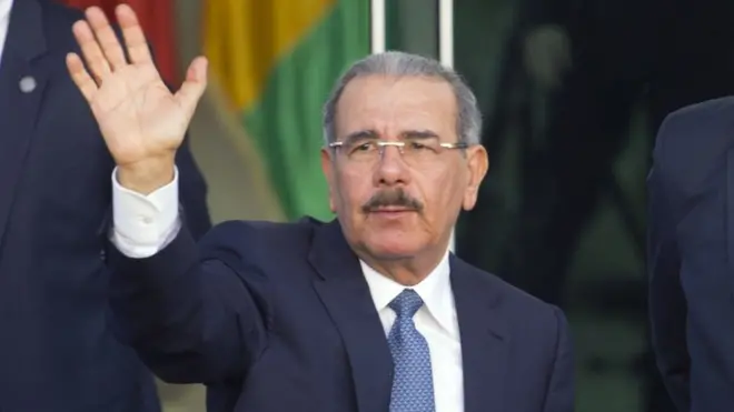 Danilo Medina, presidente de República Dominicana, ejerce de anfitrión del diálogo.