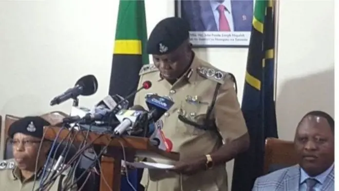 Mkuu wa polisi Tanzania, Simon Sirro