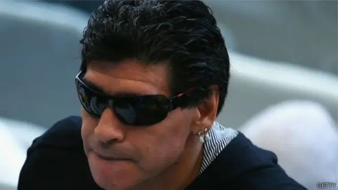 L'ancien international argentin, Diégo Armando Maradona a eu une dispute un peu animé avec sa compagne