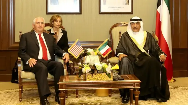 Tillerson ve Kuveyt Dışişleri Bakanı