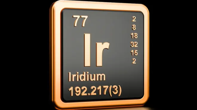 Le symbole de l'iridium