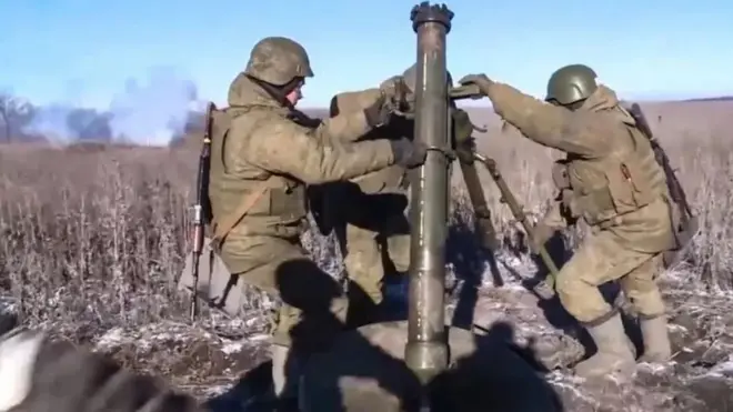 Російські військові в районі Соледару