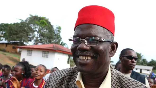 En 1990, Prince Johnson était devenu tristement célèbre avec son apparition dans la vidéo de l'assassinat de l'ancien président Samuel Doe.