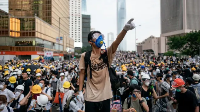 Unjuk rasa di Hong Kong tidak menunjukkan tanda-tanda berhenti.