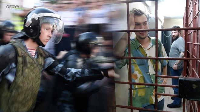 Несколько человек, арестованных после участия в митинге 27 июля, вышли на свободу. В спецприемнике их допрашивали следователи.