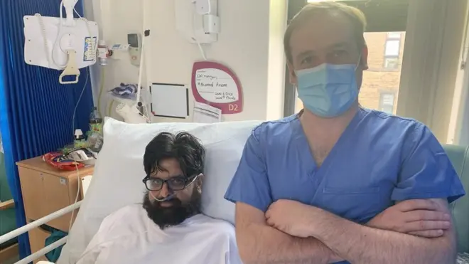 Mohammed Azeem and Dr McCooe