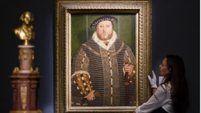 ภาพวาดเสมือนจริงของกษัตริย์เฮนรี่ที่ 8 แห่งราชวงศ์ทิวดอร์