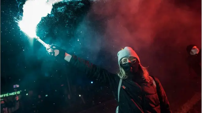 Протесты в Польше продолжаются уже почти месяц