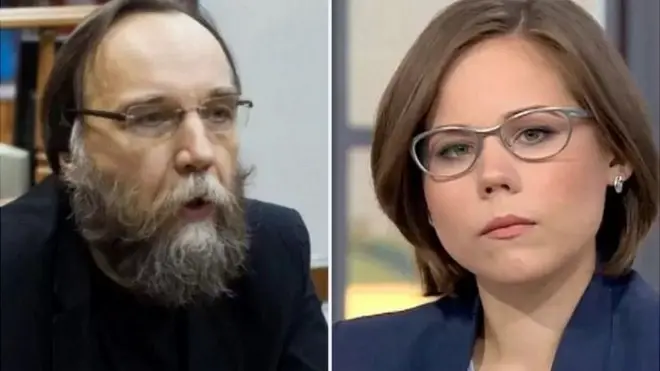 एलेक्ज़ेंडर दुगिन और बेटी दुगिना