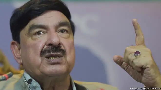 पाकिस्तान के गृहमंत्री शेख़ रशीद अहमद
