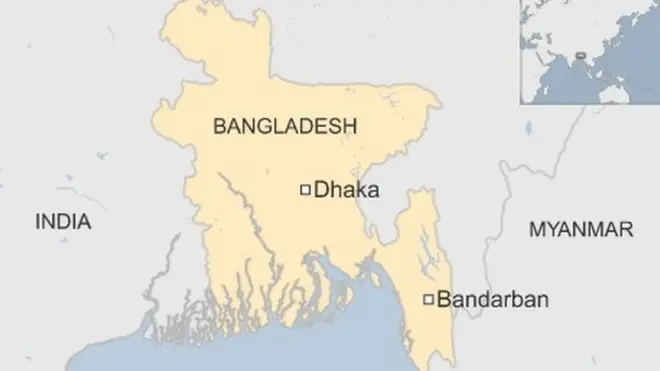 Bangladesh map