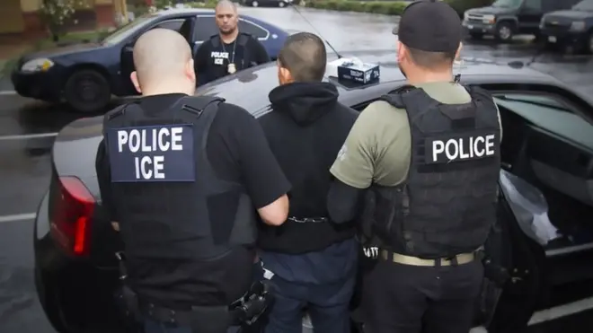Hundreds of undocumented immigrants have been arrested following raids