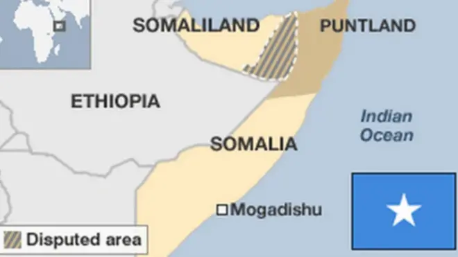Ramani ya Somalia