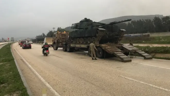 الوزير التركي يقول إن بلاده لن ترسل قوات برية إلى عفرين.