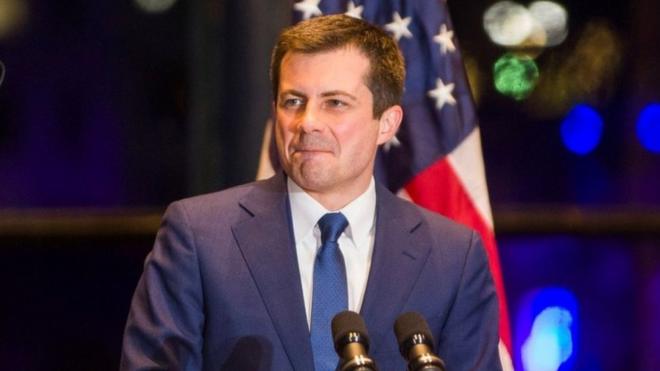 Pete Buttigieg announces he is withdrawing from the Democratic Party White House nomination race, 2 March 2020