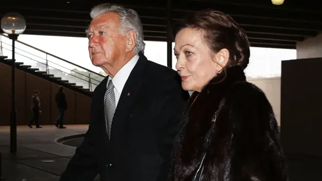 Bob and Rosslyn Hawke pictured in 2013