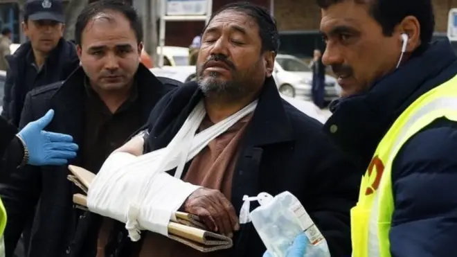 हमले में घायल हुआ एक शख्स