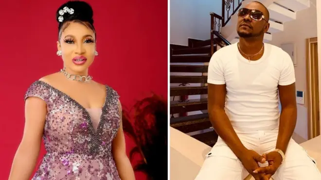 Tonto Dike celebrates new love
