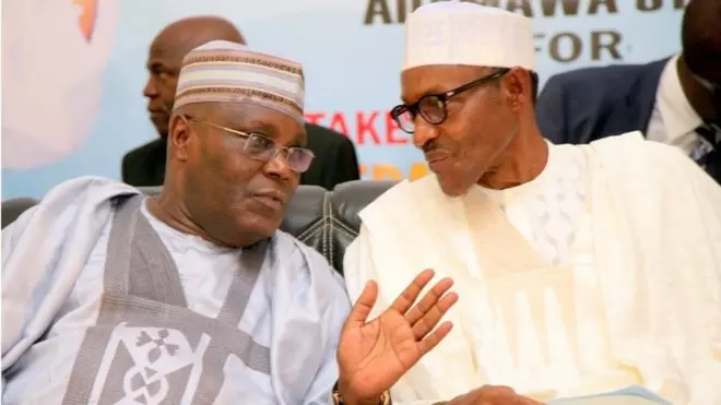 Abubakar atiku ati aa Muhammadu Buhari