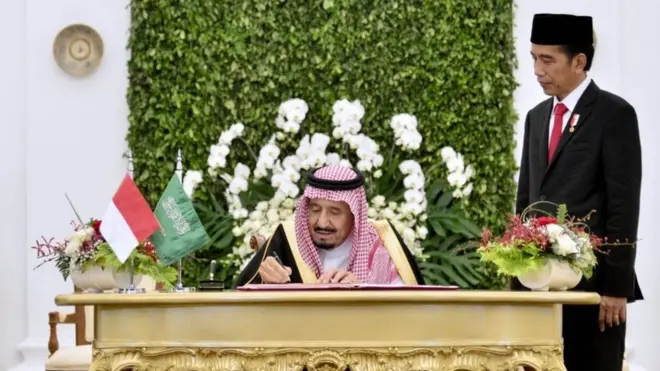 Indonesia juga sepakat menerima kucuran dana US$1 miliar atau Rp13 triliun dari Saudi Fund Development