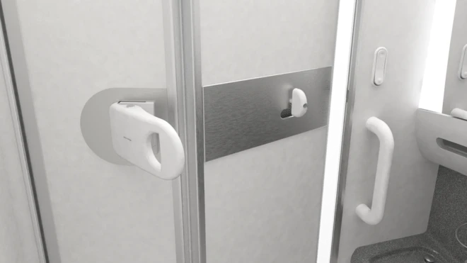 ANA hopes this door can go a long way in reduce germ transmission