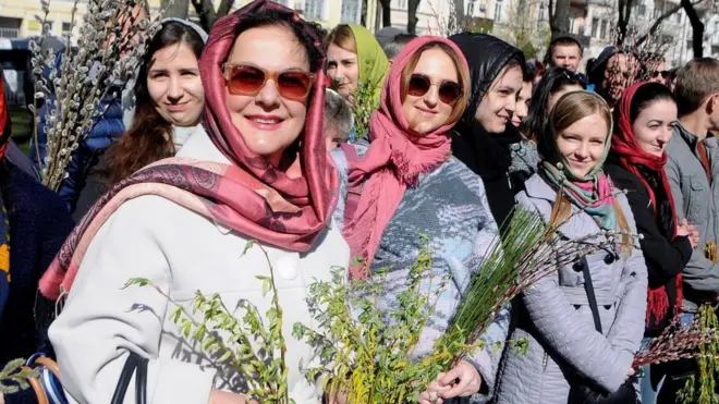 Вербна неділя в Києві