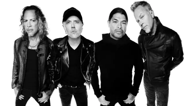 Metallica (L-R): Kirk Hammett, Lars Ulrich, Robert Trujillo and James Hetfield