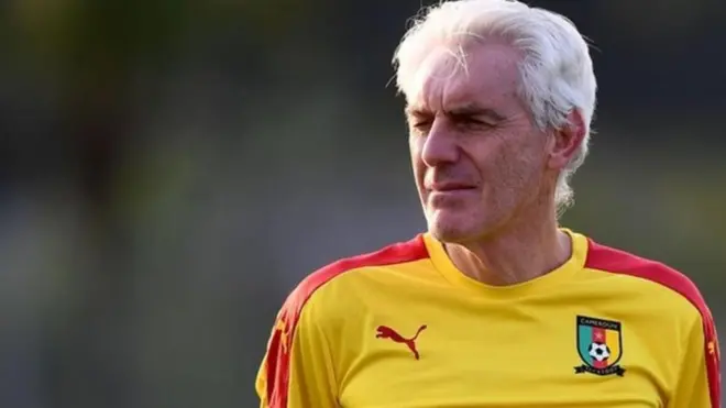 Indomitable Lions coach Hugo Broos