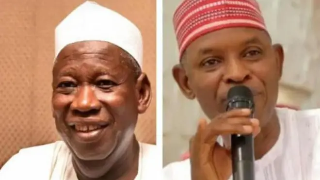 Govnor Ganduje of APC and Abba Kabir Yusuf, PDP govnorship conduct