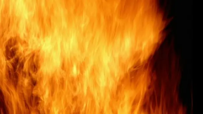 Пожар произошел в котельной