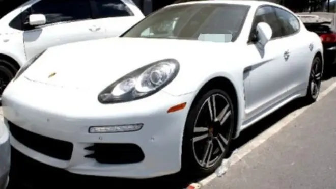 El Porsche estaba valorado en US$70.000.