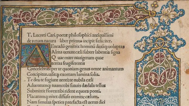 Hermoso poema, y en esta publicación de 1486, hermosamente iluminado, ¿pero qué de la física?