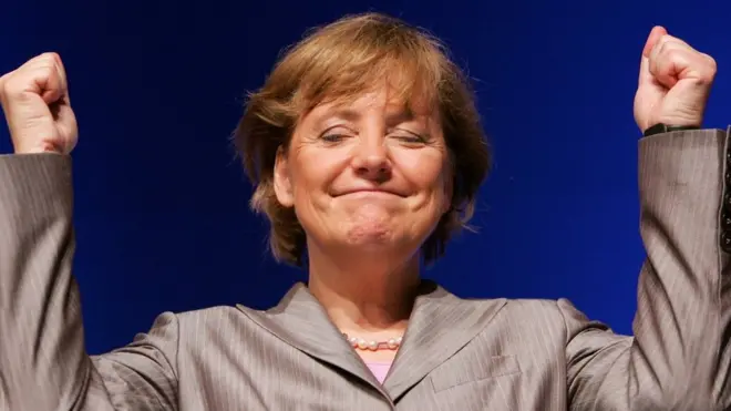 Липень 2005: друга кампанія, Меркель обрана кандидатом на посаду федерального канцлера Німеччини, що їй і вдалося.