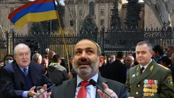 Sarkisyan, Paşinyan, Davtyan