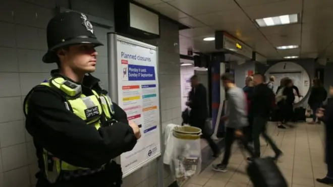 Police for train station