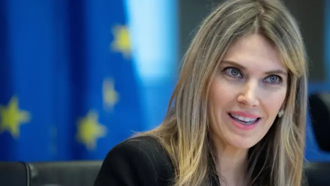 إيفا كايلي، عضوة البرلمان الأوروبي اليونانية ونائبة رئيس البرلمان الأوروبي