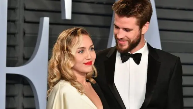 Miley Cyrus and Liam Hemsworth