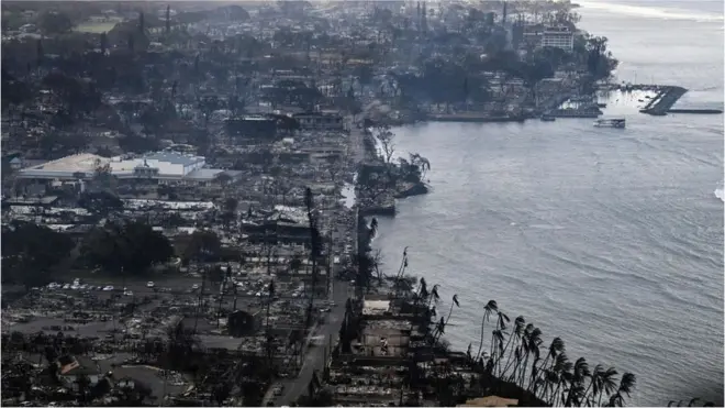 Lahaina fire aftermath