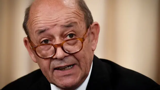 Fransa Dışişleri Bakanı Jean-Yves Le Drian