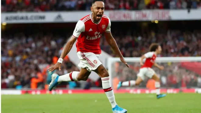 Agbabọọlu Arsenal , Aubameyang n dunnu