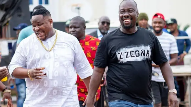 Obi Cubana Oba Anambra: Cubana Chief Priest oga mama burial fotos from Oba, Anambra State