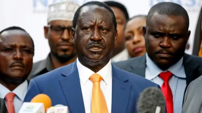 Raila Odinga iyo xubnaha kale ee NASA