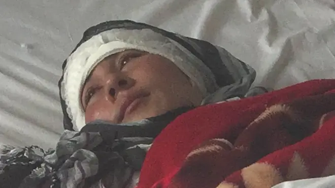 Zarina recovering in hospital (01 February 2017)