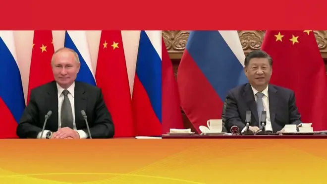 習近平與普京舉行視像會晤