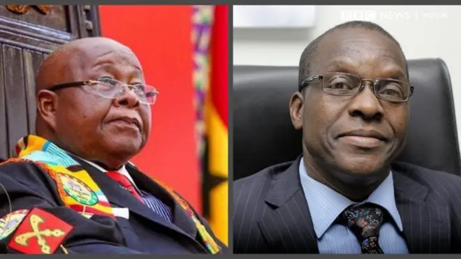 Mike Oquaye and Alban Bagbin, NPP and NDC nominees
