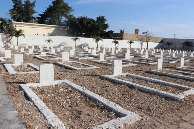 Vue du cimetière militaire de Thiaroye lors de la 16e cérémonie de commémoration des tirailleurs sénégalais en 2020.