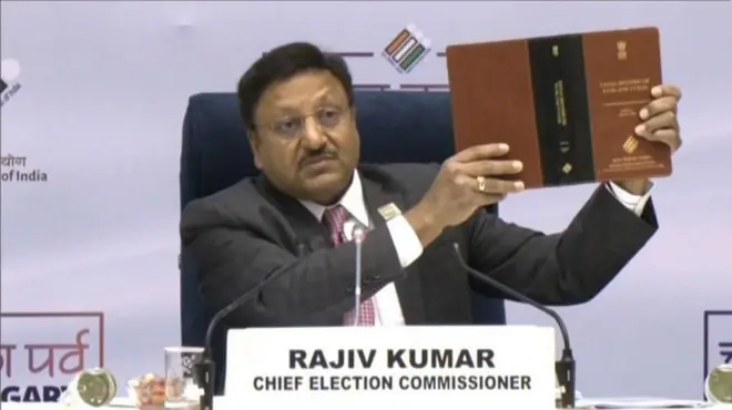 ఎన్నికల కమిషనర్ రాజీవ్ కుమార్