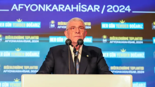 İYİ Parti lideri Müsavat Dervişoğlu.