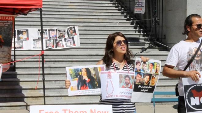 تجمع «نه به اعدام» در کانادا